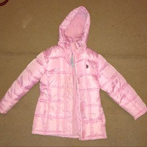 Vintage Ralph Lauren Pink Puffer Jacket